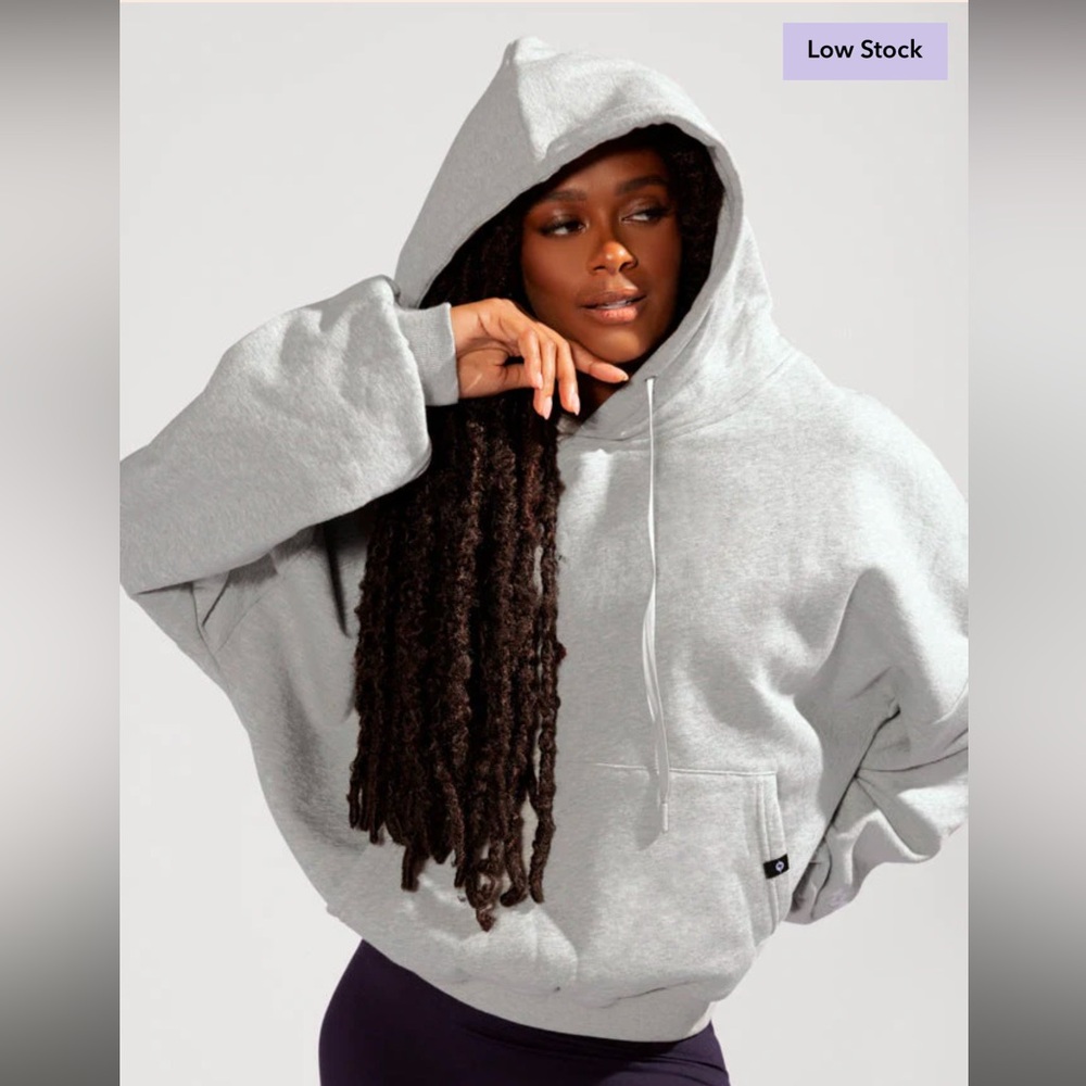 Gray Popflex Long Cloud Hoodie Size S/M